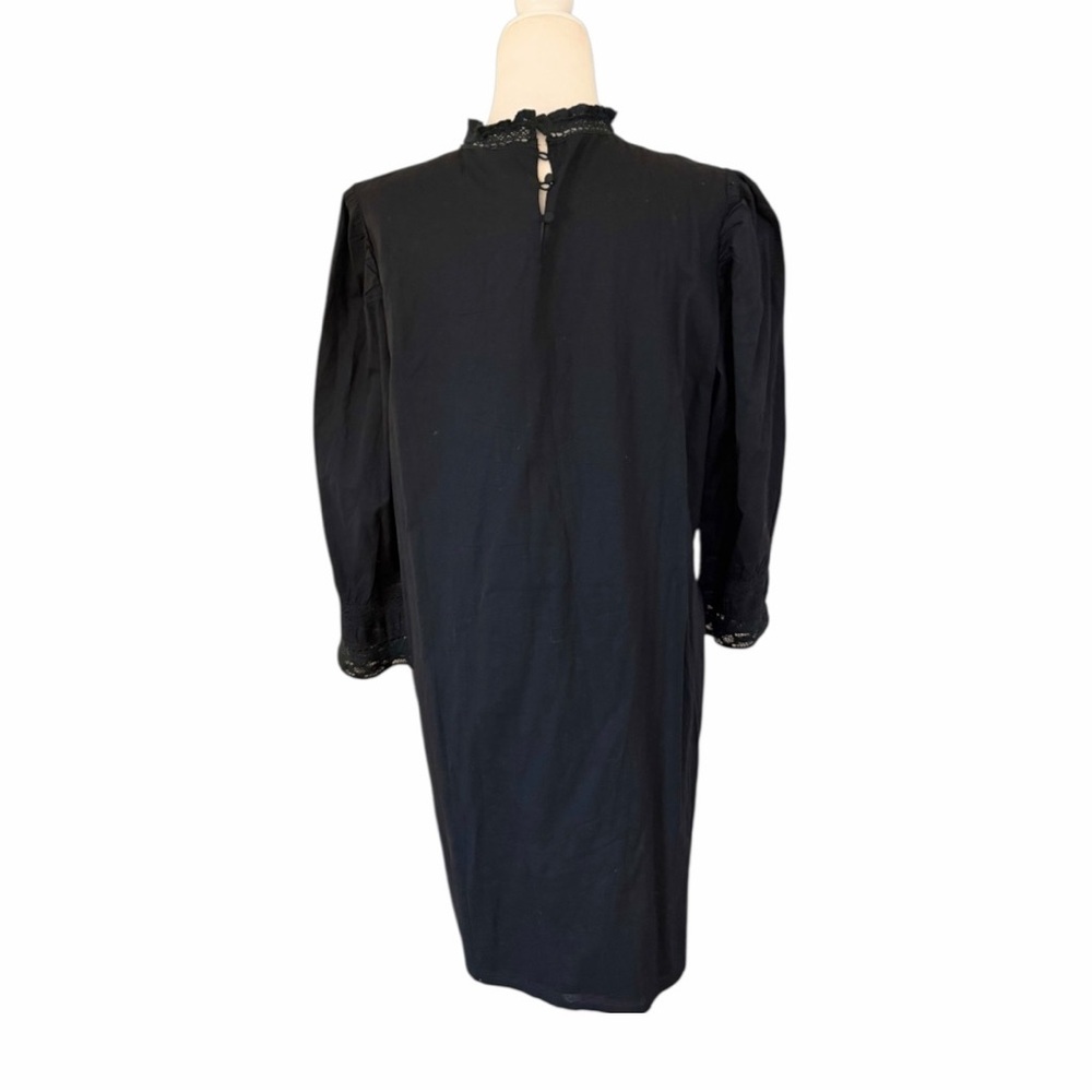 NWT FARM Rio Festival Dasha Tunic Dress Black Bohemian Lace Boho Mini - Picture 2 of 6